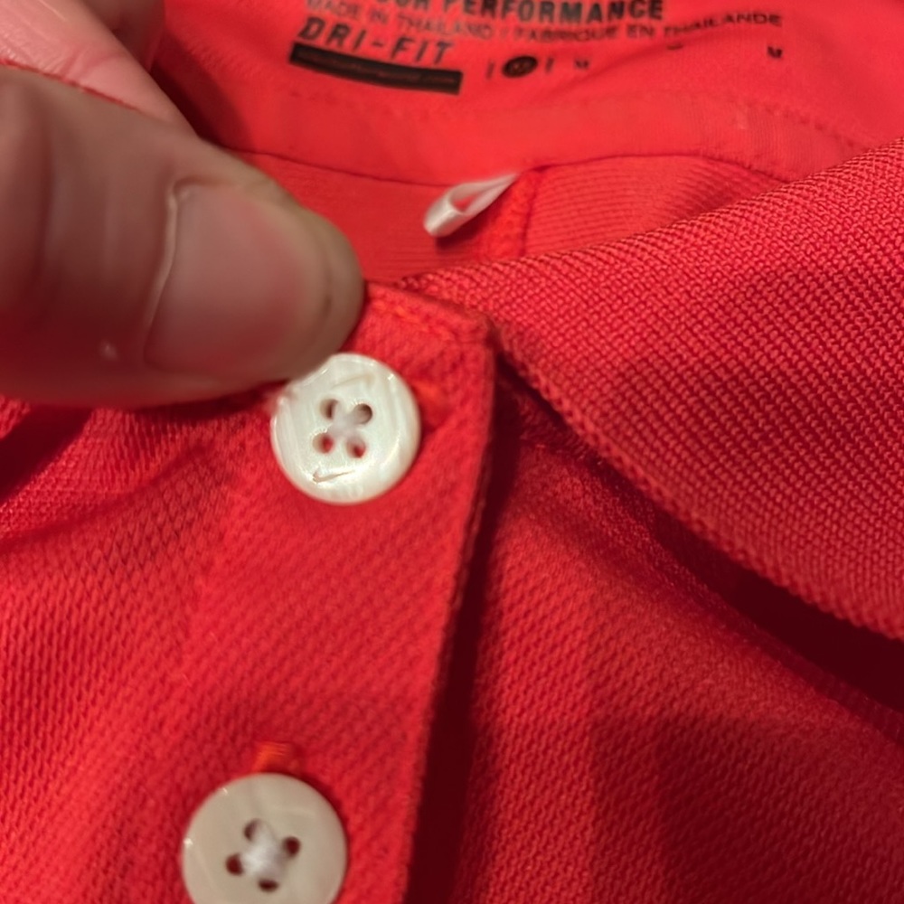 Like new orange Nike Golf Tour Performance long sleeve top - Picture 3 of 15